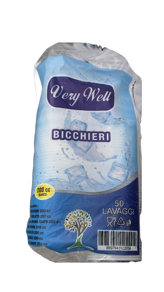 Bicchieri Monouso  da 200cc Pedana